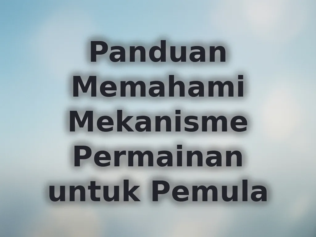 Panduan Memahami Mekanisme Permainan untuk Pemula